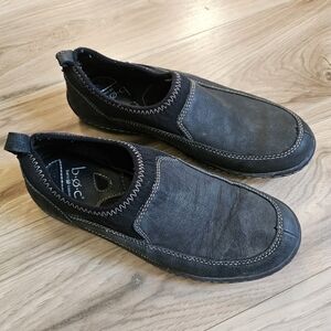 b.o.c. by Born Women's Black Leather Size 8 M Slip-On Shoes